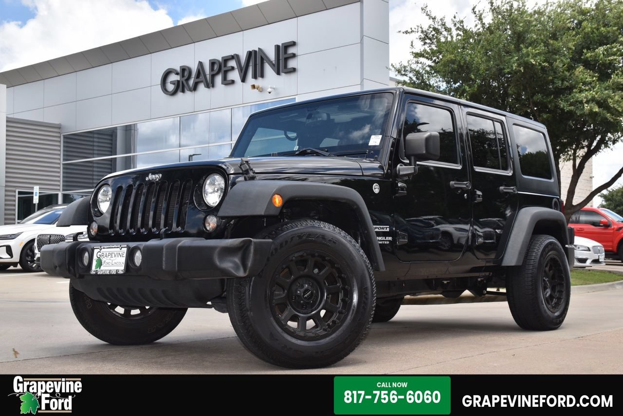 Used 2017 Jeep Wrangler Unlimited Sport w/ Quick Order Package 24S AWD/4WD image 1