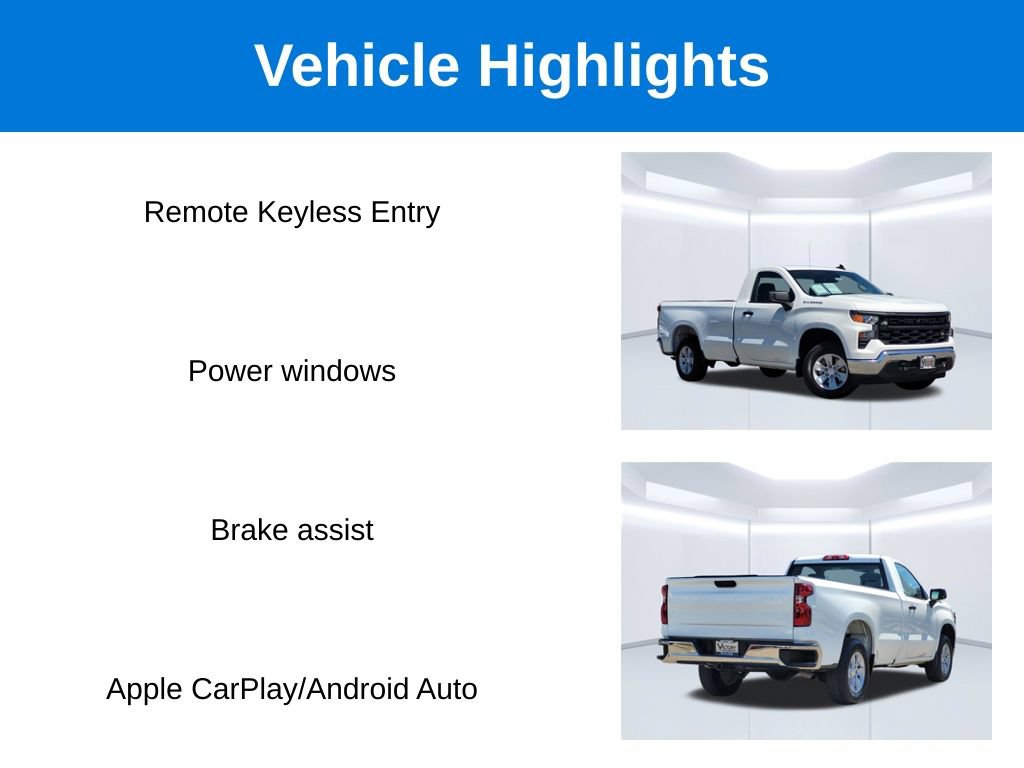 Used 2025 Chevrolet Silverado 1500 W/T RWD image 2