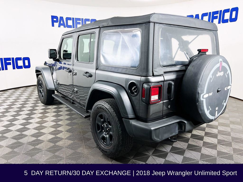 Used 2018 Jeep Wrangler Unlimited Sport AWD/4WD image 6