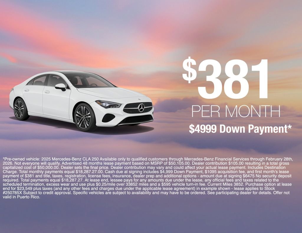 Certified 2025 Mercedes-Benz CLA 250 4MATIC image 3