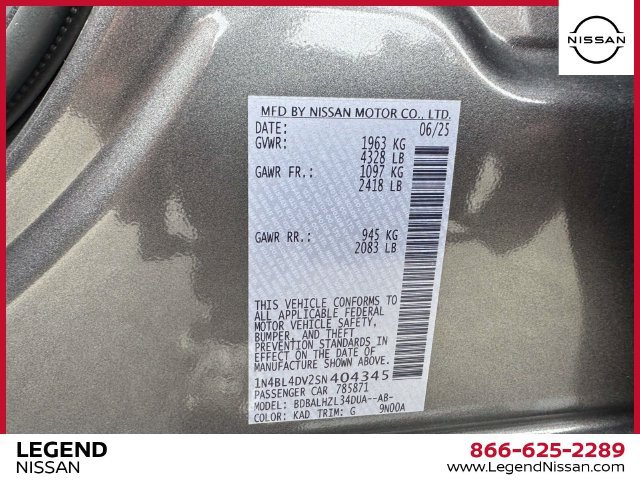 Used 2025 Nissan Altima 2.5 SV FWD image 34