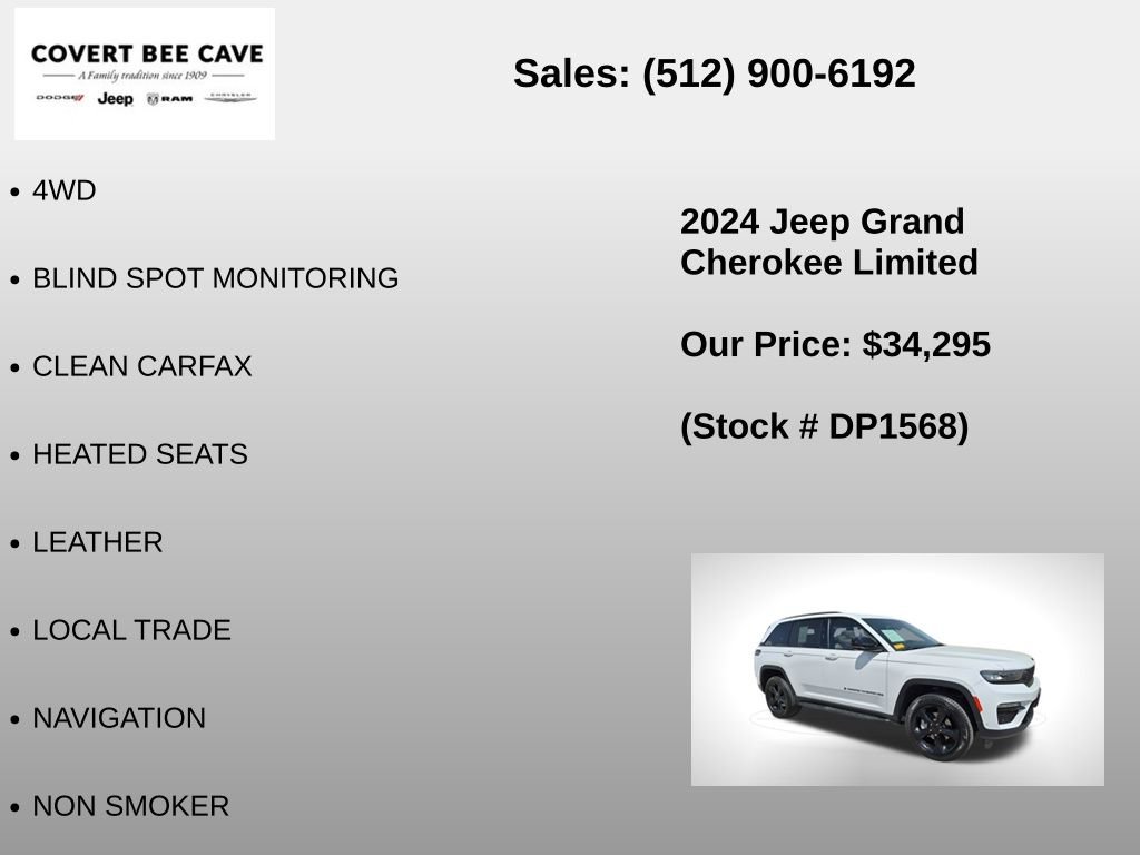 Used 2024 Jeep Grand Cherokee Limited w/ Luxury Tech Group II image 6