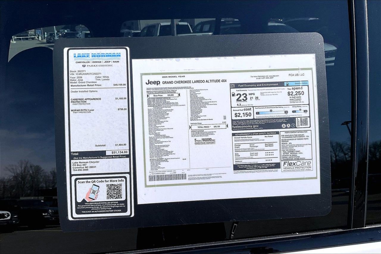 New 2026 Jeep Grand Cherokee Altitude image 38