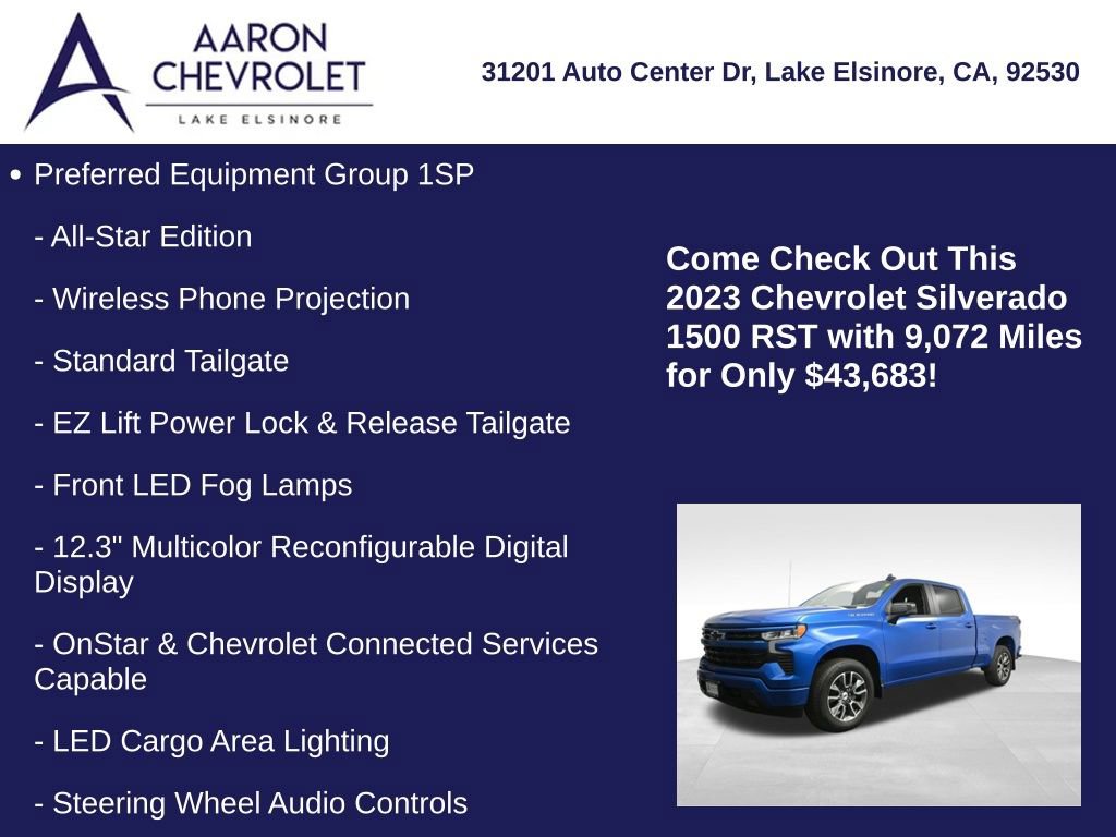 Used 2023 Chevrolet Silverado 1500 RST w/ All Star Edition Plus image 15