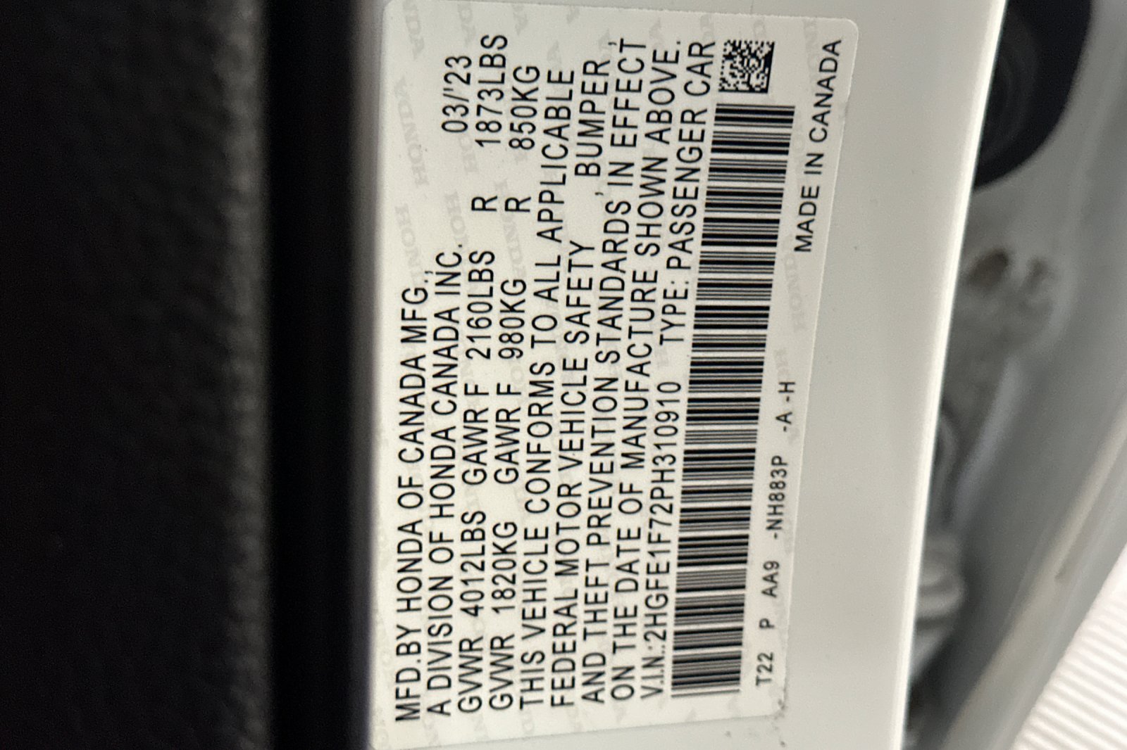 Used 2023 Honda Civic EX image 50