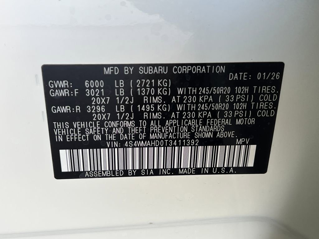 New 2026 Subaru Ascent Limited Bronze image 32