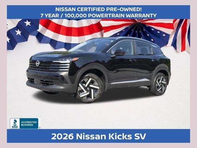 Certified 2026 Nissan Kicks SV w/ SV Premium Package FWD 360° Tour