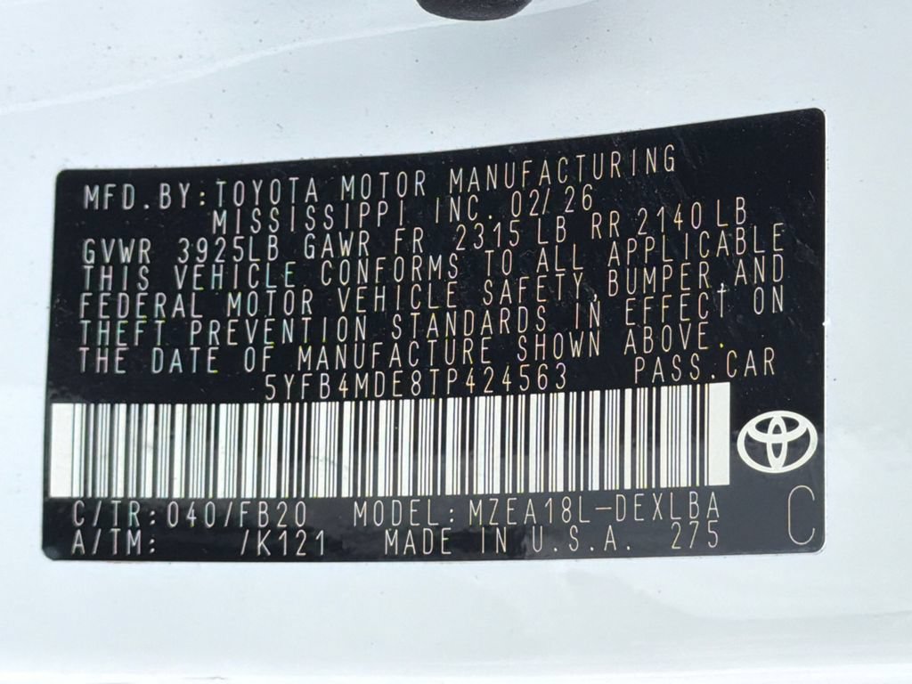 Used 2026 Toyota Corolla LE FWD image 35