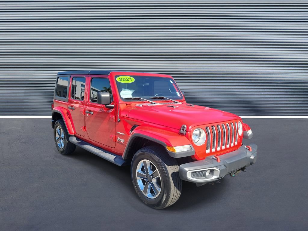 Used 2021 Jeep Wrangler Unlimited Sahara image 2