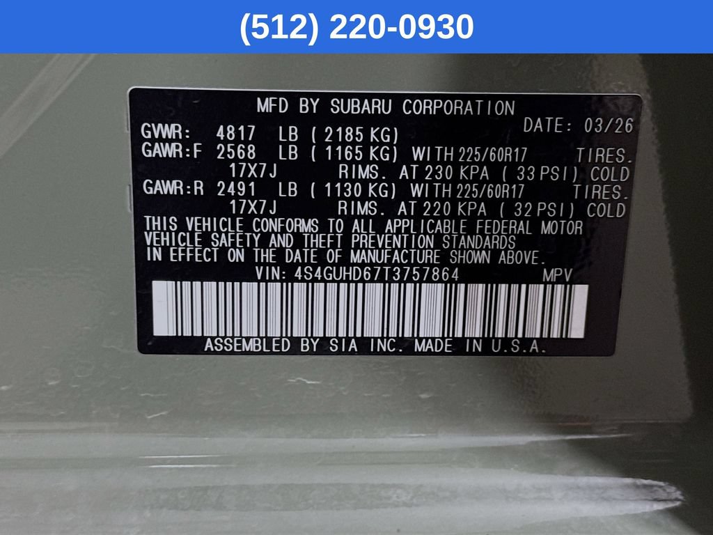 Certified 2026 Subaru Crosstrek 2.5i Premium AWD/4WD image 41