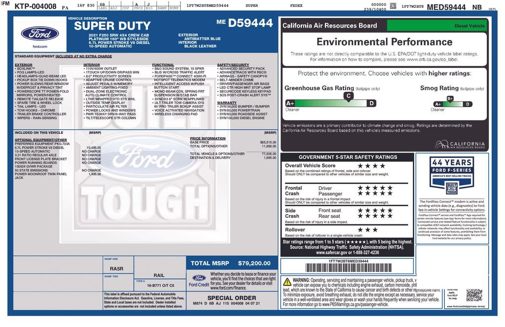 Used 2021 Ford F250 Platinum image 37
