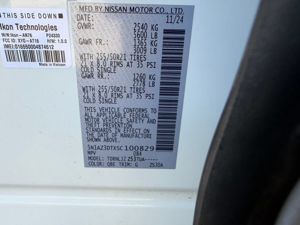 Used 2025 Nissan Murano Platinum w/ Cargo Package AWD/4WD image 45