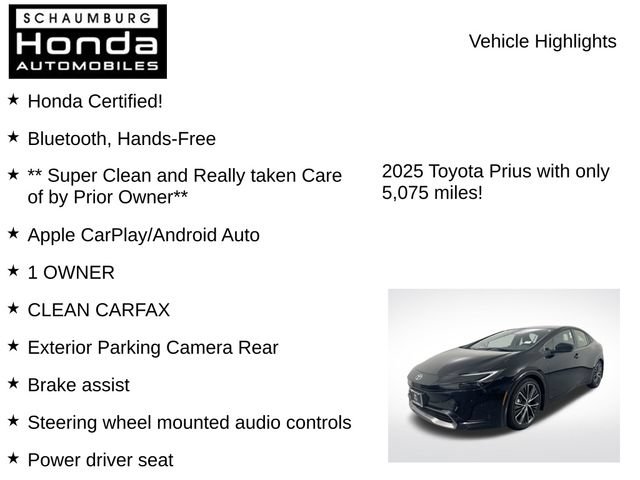 Used 2025 Toyota Prius Limited AWD/4WD image 7