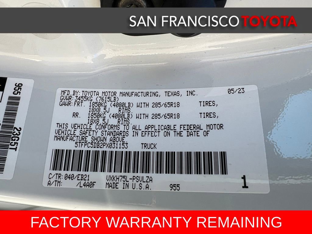 Used 2023 Toyota Tundra TRD Pro w/ Security Package (TMS) image 44