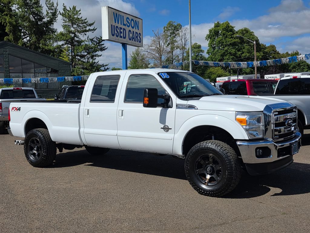 Used 2015 Ford F350 Lariat w/ FX4 Off-Road Package AWD/4WD image 3