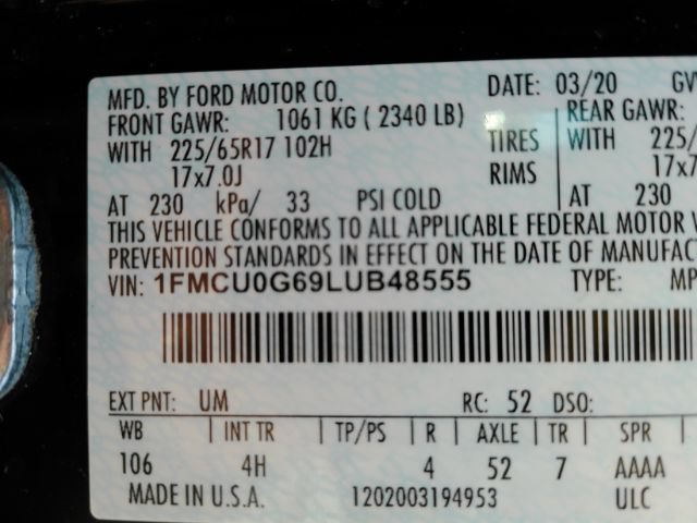 Used 2020 Ford Escape SE FWD image 47