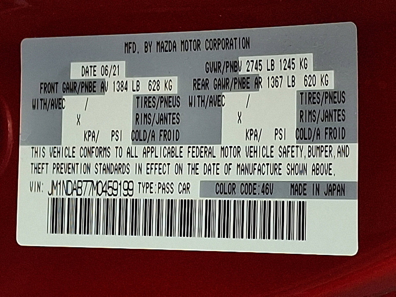 Used 2021 MAZDA MX-5 Miata Sport image 26