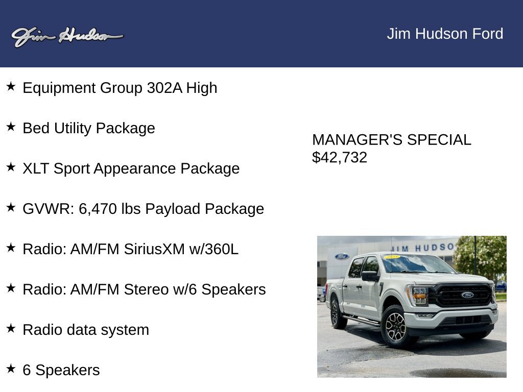 Certified 2023 Ford F150 XLT w/ Equipment Group 302A High AWD/4WD image 12