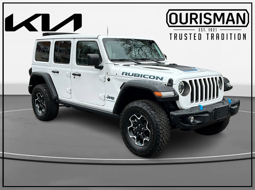 Used 2023 Jeep Wrangler Unlimited Rubicon 4xe w/ Steel Bumper Group image 1