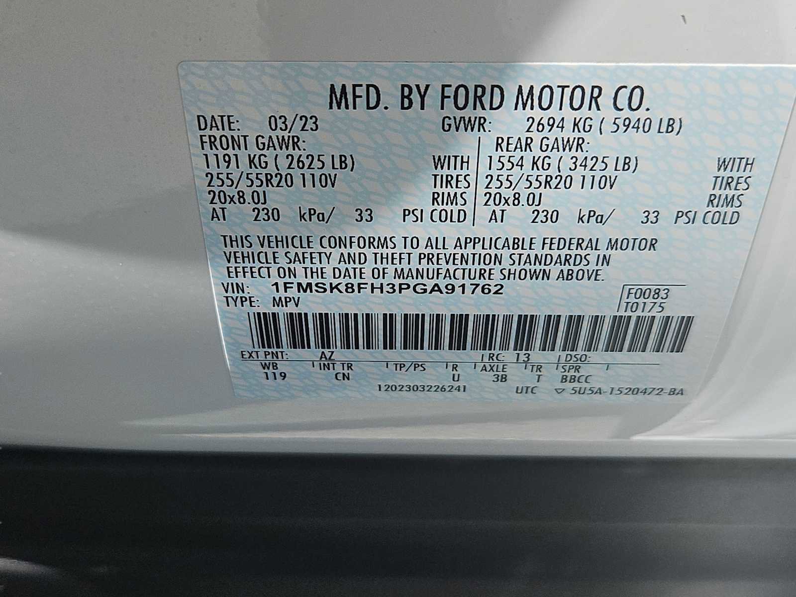 Used 2023 Ford Explorer Limited w/ Limited Technology Package AWD/4WD image 14