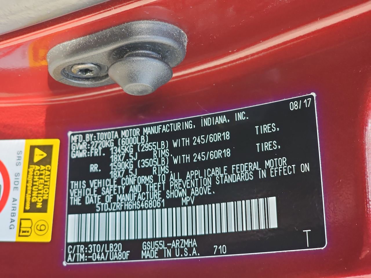 Used 2017 Toyota Highlander XLE w/ Protection Package #3 image 44