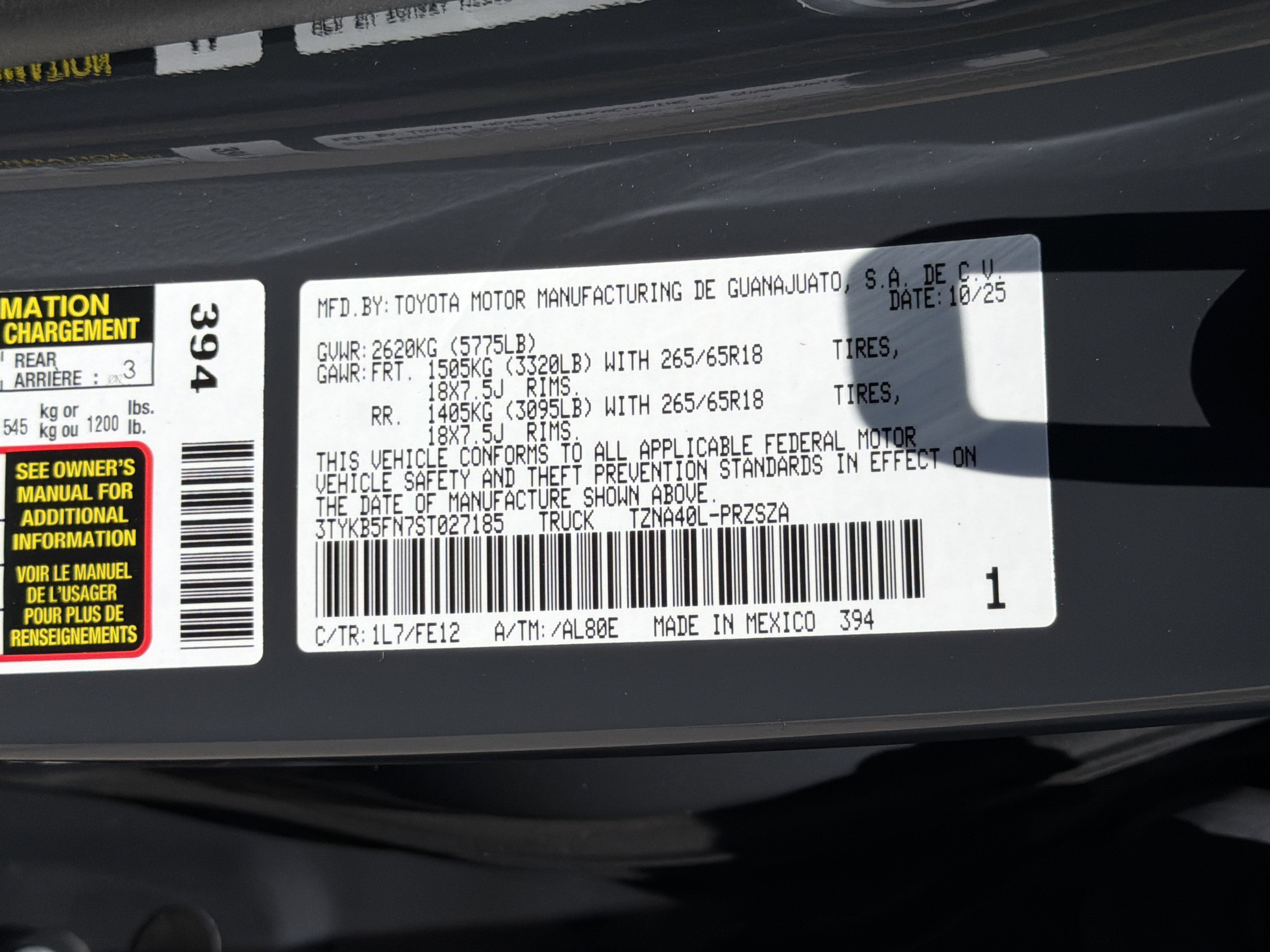Used 2025 Toyota Tacoma TRD Sport RWD image 30
