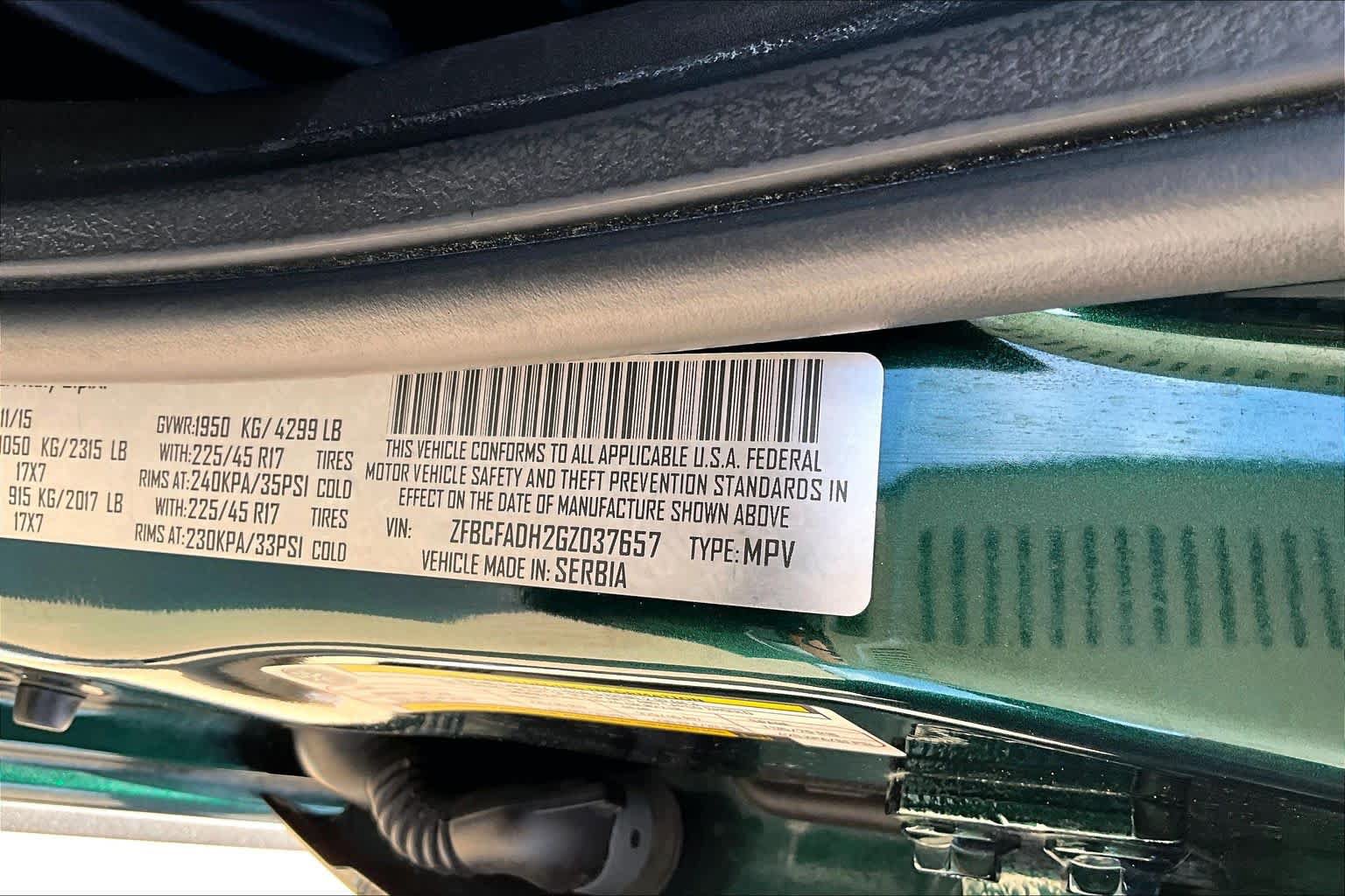 Used 2016 FIAT 500L Trekking FWD image 34