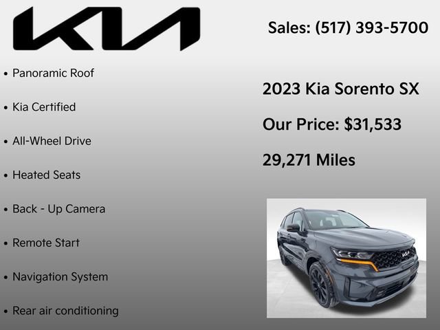Used 2023 Kia Sorento SX image 7
