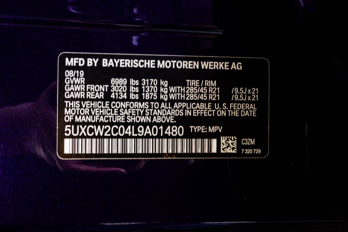Used 2020 BMW X7 xDrive40i w/ M Sport Package AWD/4WD image 42