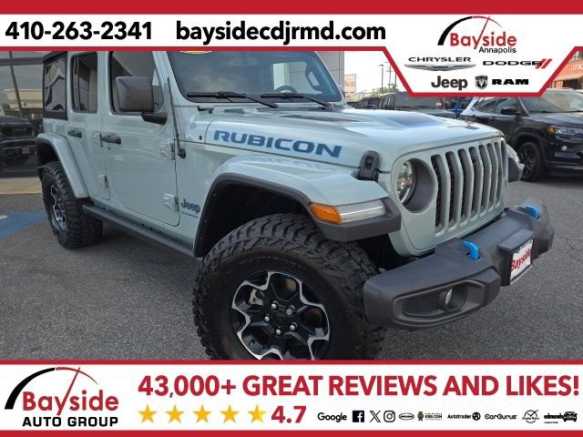 Used 2023 Jeep Wrangler Unlimited Rubicon 4xe w/ Cold Weather Group AWD/4WD image 1