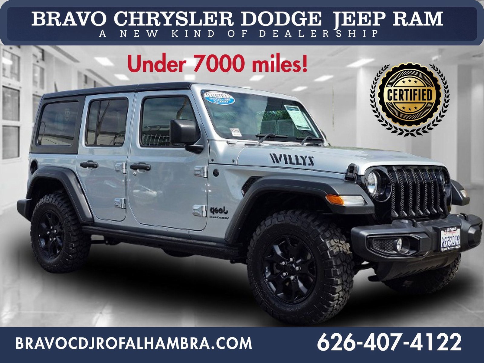 Certified 2023 Jeep Wrangler Willys