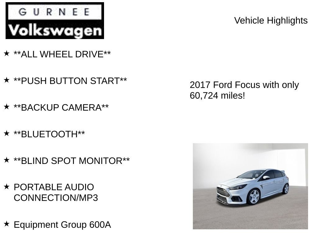 Used 2017 Ford Focus RS image 7