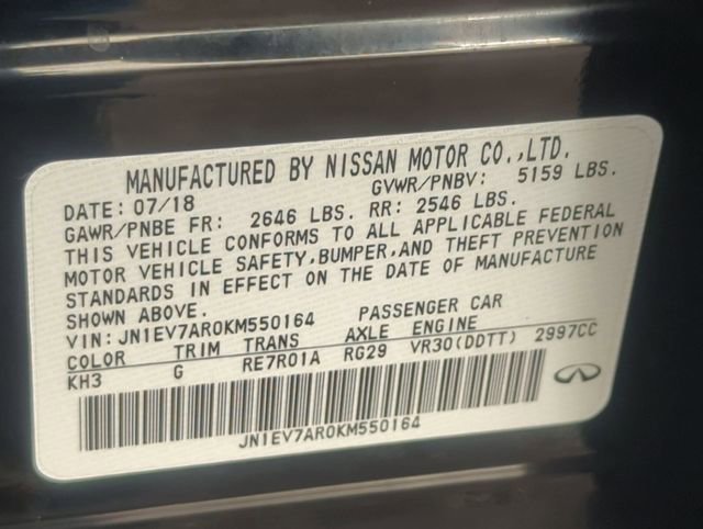 Used 2019 INFINITI Q50 Luxe w/ Essential Package (3.0T Luxe) image 30