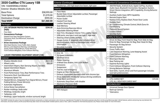 Used 2020 Cadillac CT6 Luxury image 6