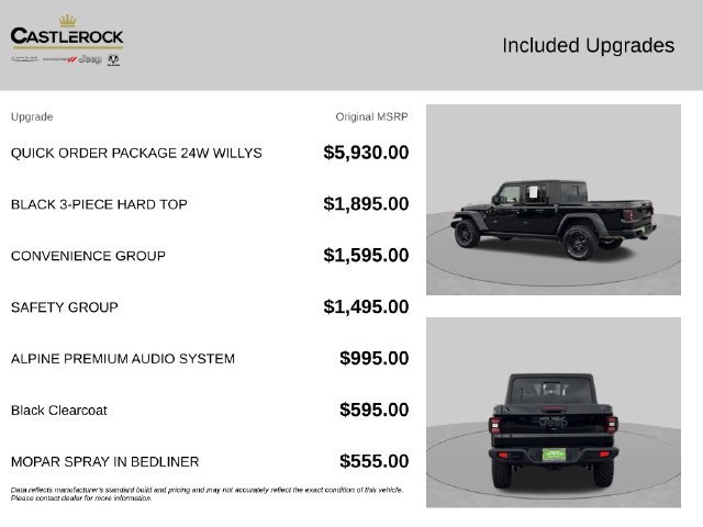 Certified 2026 Jeep Gladiator Sport AWD/4WD image 6