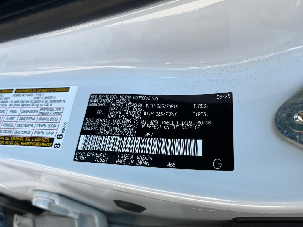 Used 2025 Toyota Land Cruiser AWD/4WD image 32