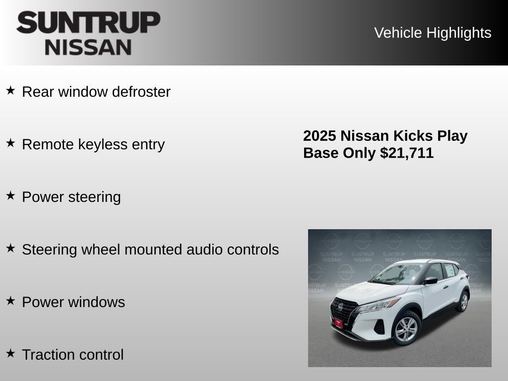 Used 2025 Nissan Kicks Play S FWD image 8