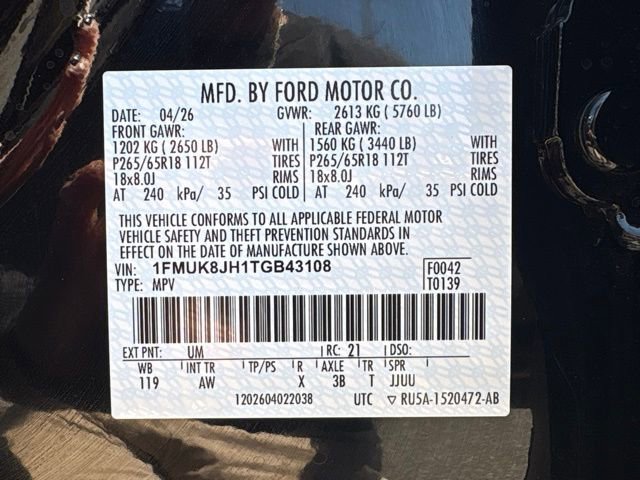New 2026 Ford Explorer Tremor AWD/4WD image 29