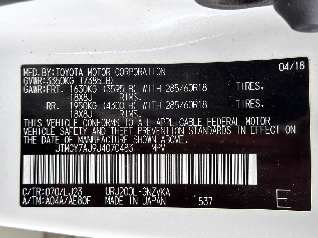 Used 2018 Toyota Land Cruiser AWD/4WD image 30