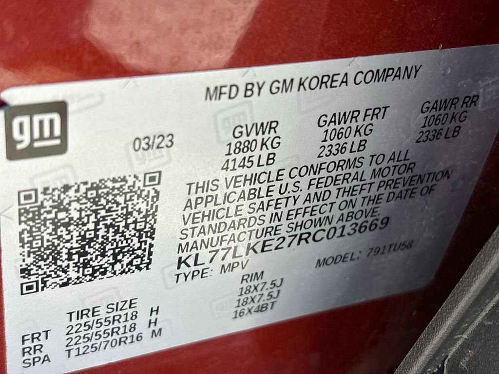 Certified 2024 Chevrolet Trax ACTIV w/ Driver Confidence Package image 34