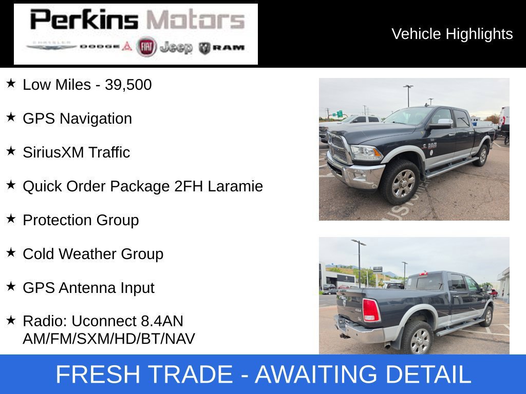 Used 2015 RAM 2500 Laramie w/ Convenience Group