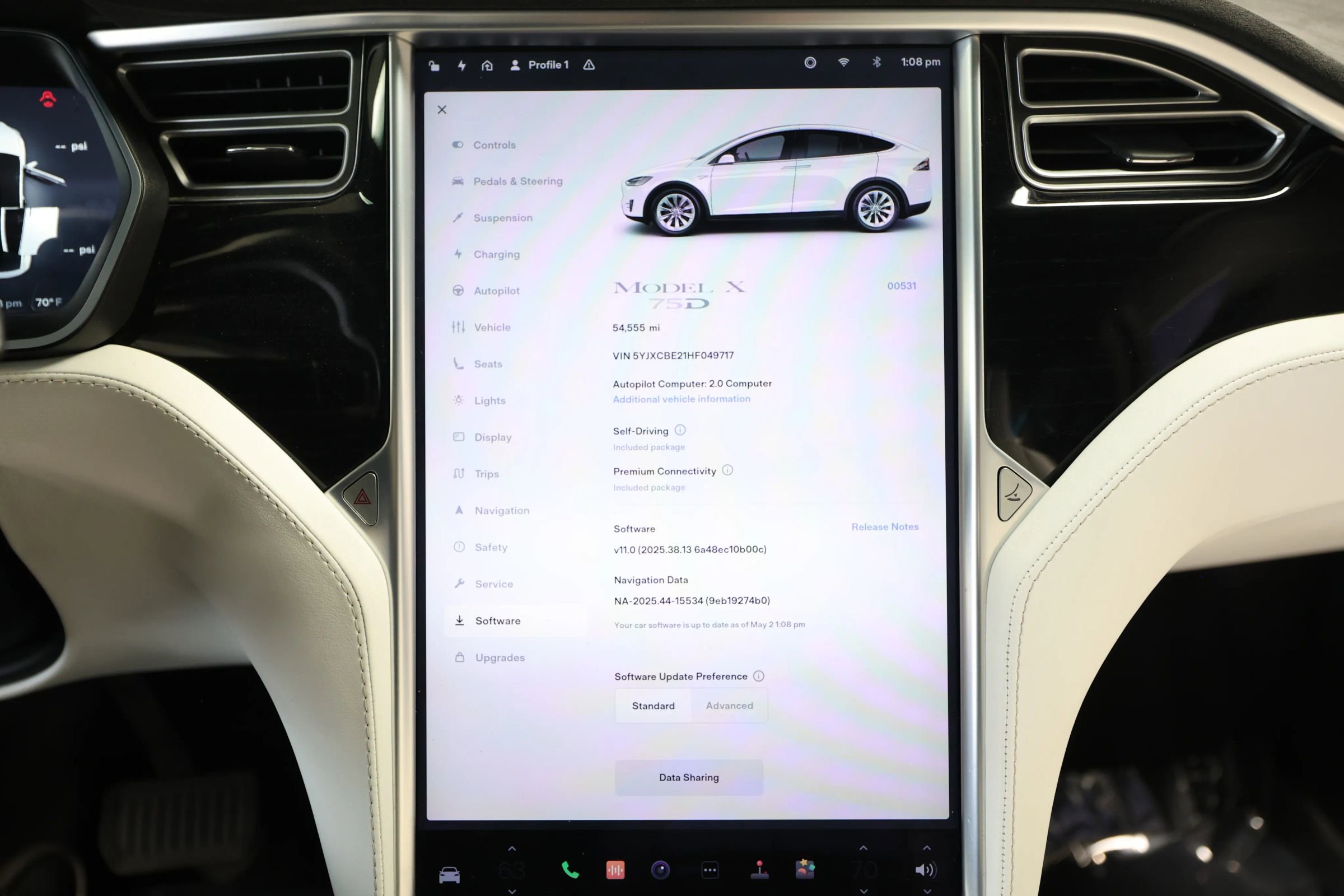 Used 2017 Tesla Model X 75D AWD/4WD image 56