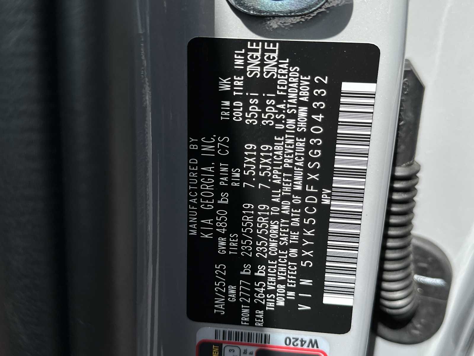 Used 2025 Kia Sportage SX image 27