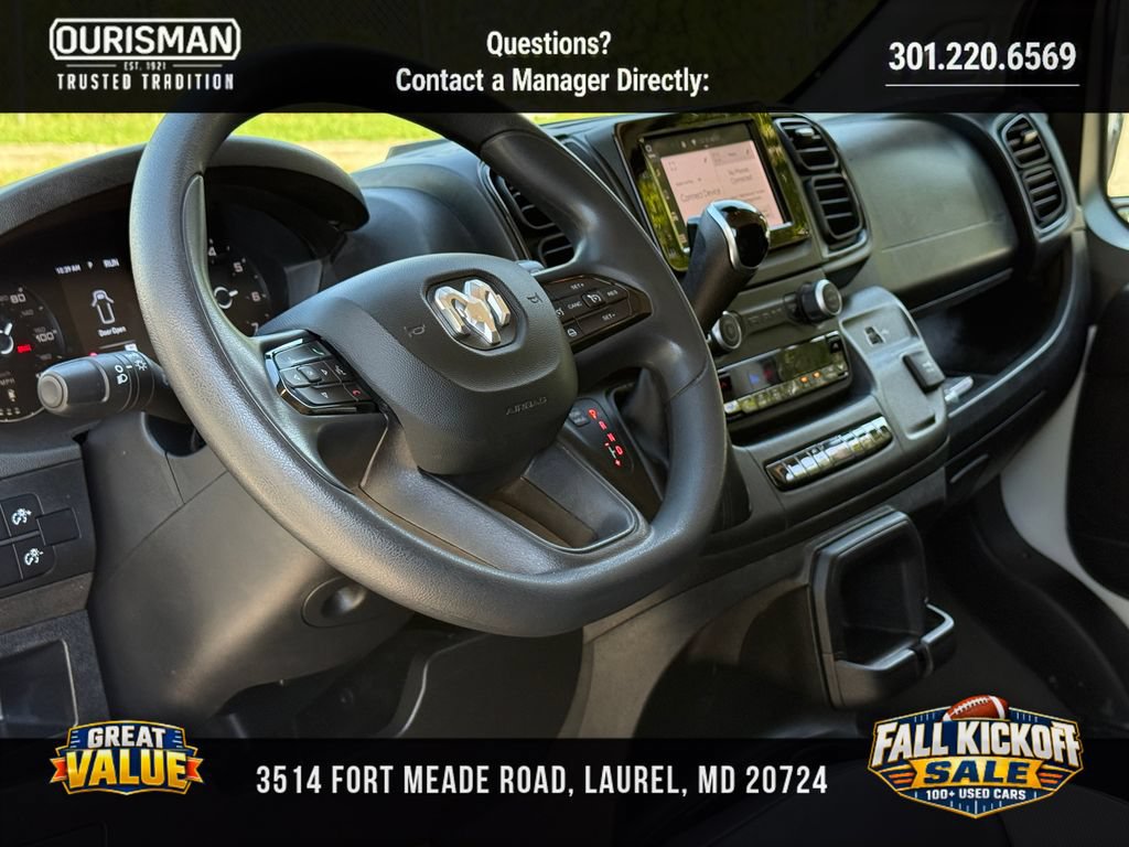 Used 2025 RAM ProMaster 2500 w/ Convenience Group FWD image 22
