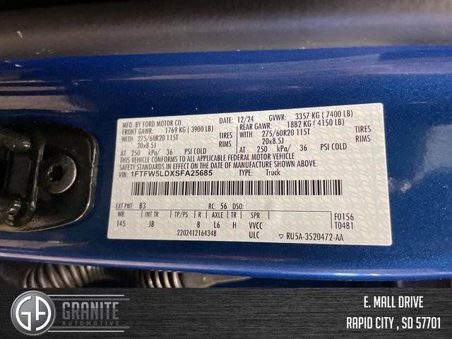 Used 2025 Ford F150 Lariat w/ Equipment Group 502A High image 30