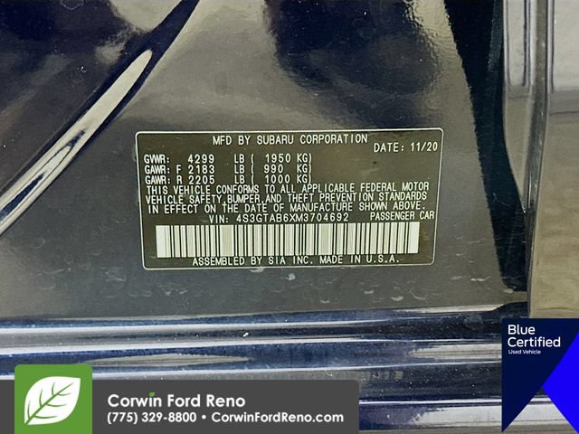 Used 2021 Subaru Impreza 2.0i AWD/4WD image 33