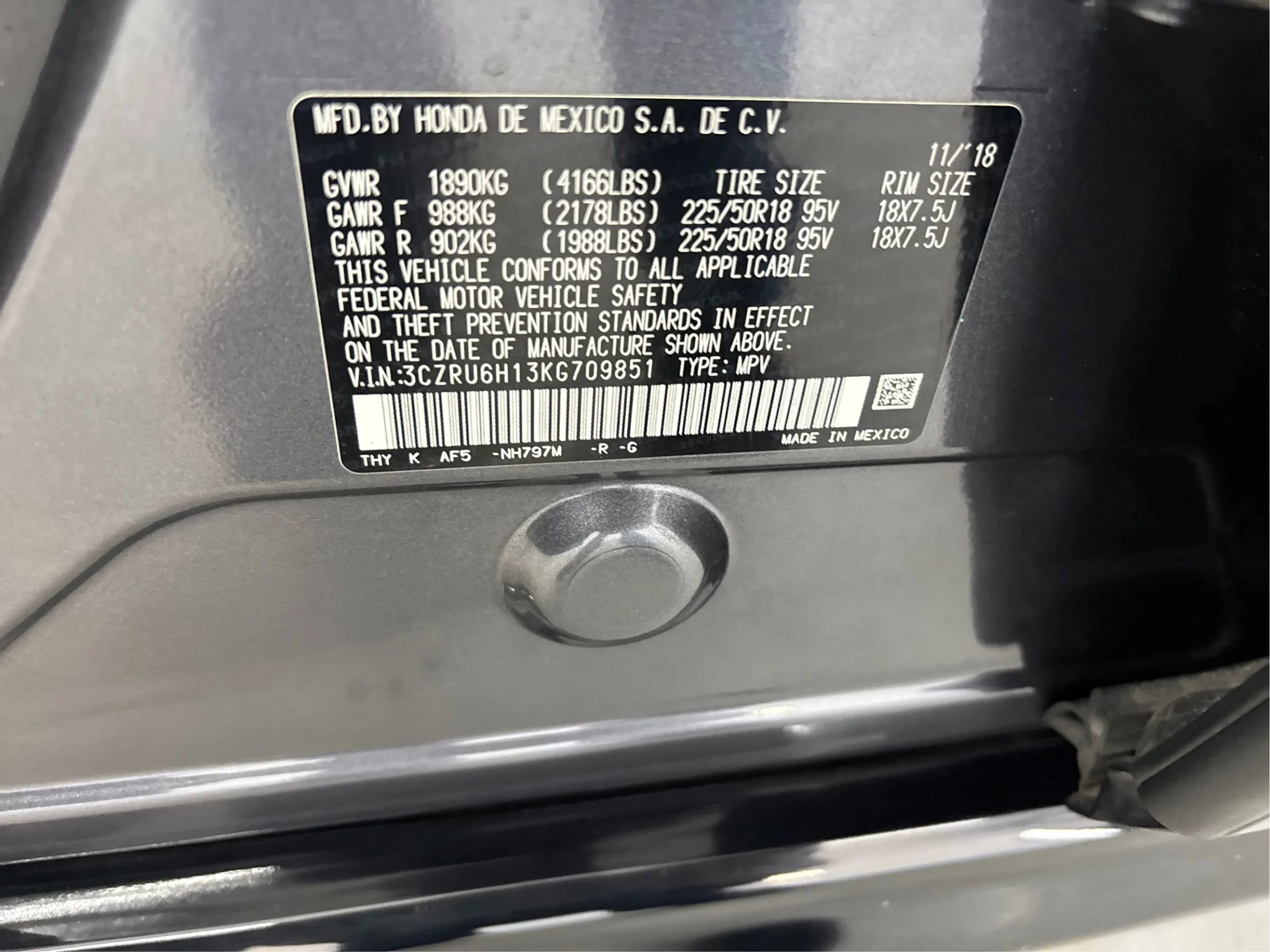 Used 2019 Honda HR-V Sport image 29