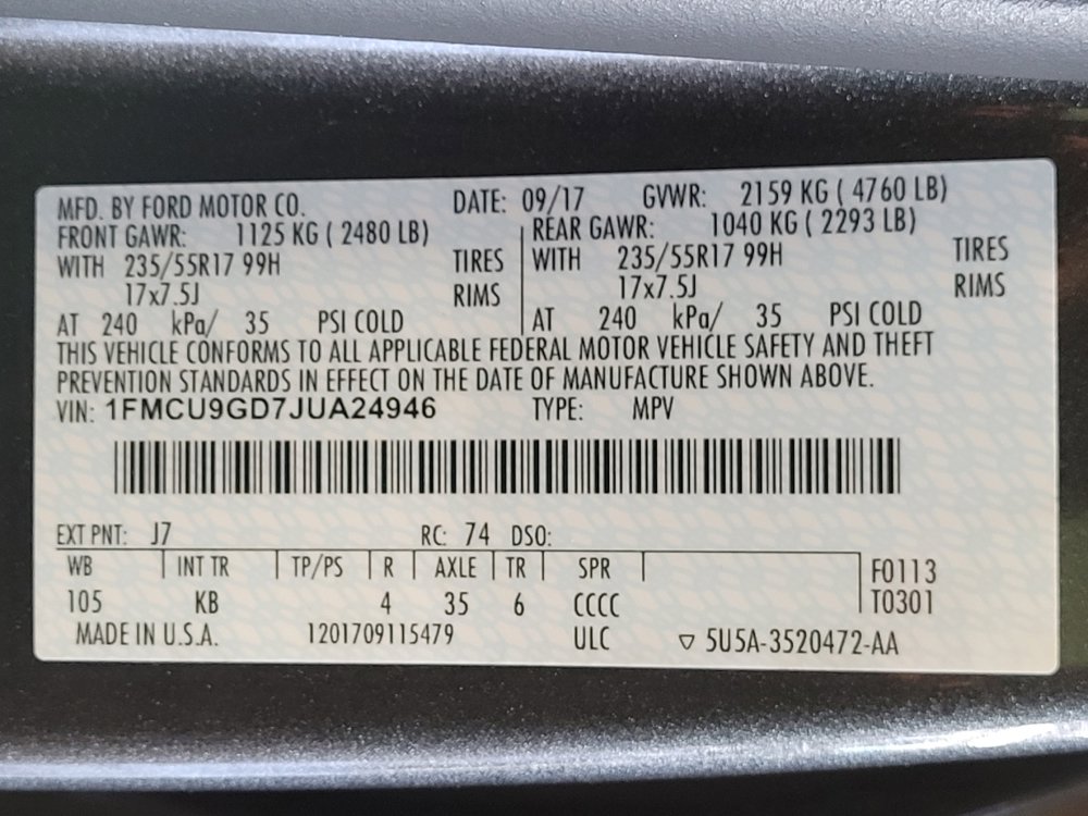 Used 2018 Ford Escape SE AWD/4WD image 33