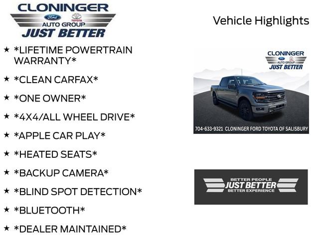 Used 2024 Ford F150 XLT w/ Equipment Group 302A MID AWD/4WD image 3