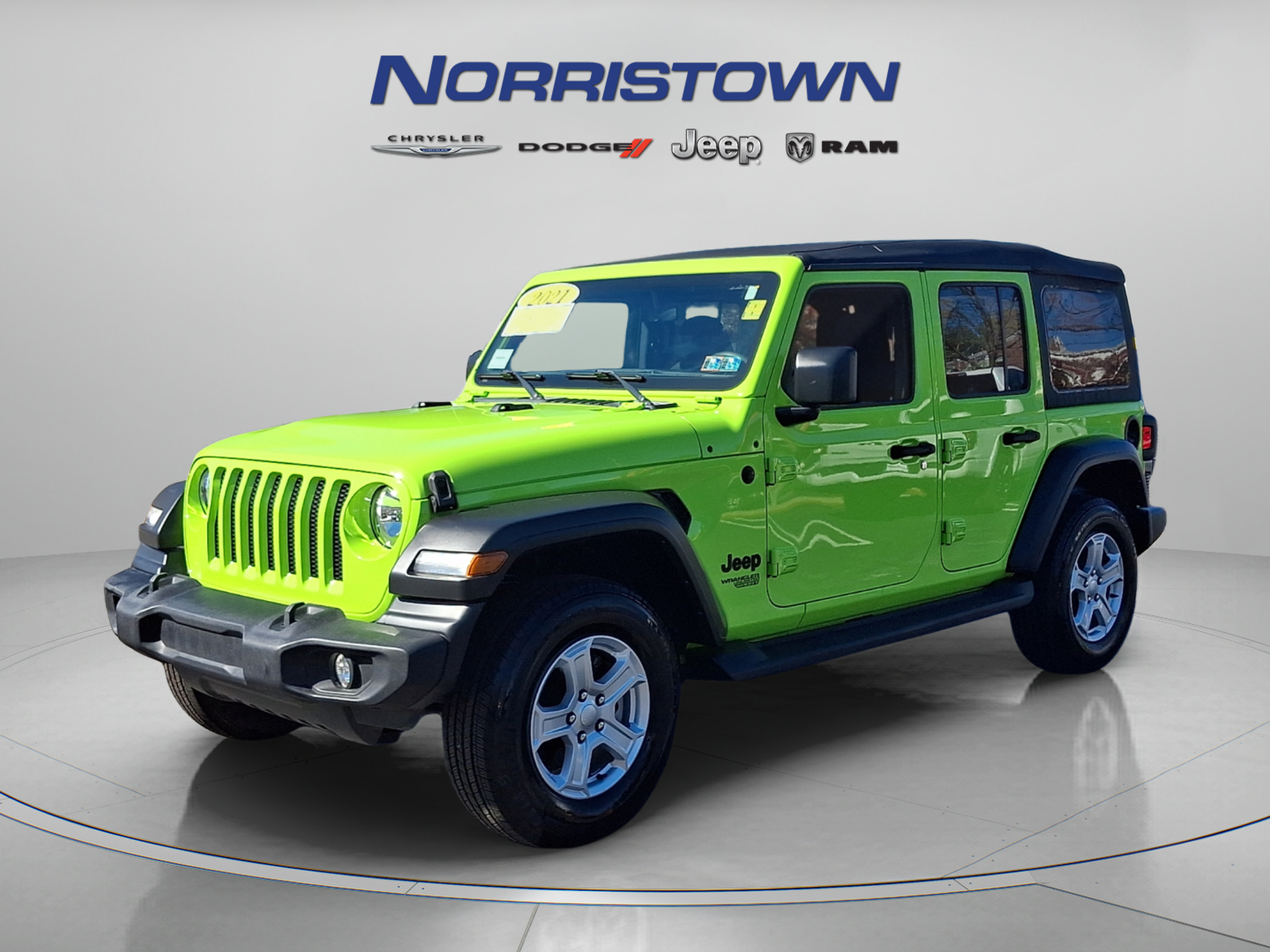 Certified 2021 Jeep Wrangler Unlimited Sport AWD/4WD image 3